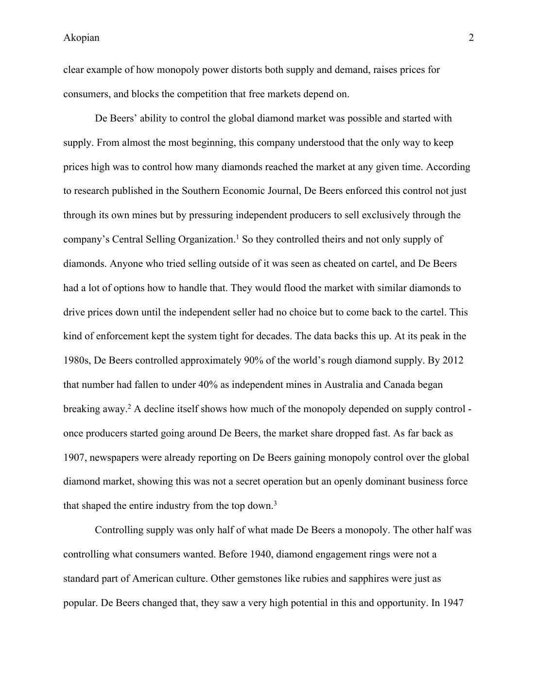 The Diamond Monopoly: How De Beers Controlled the Global Diamond Market — page 2